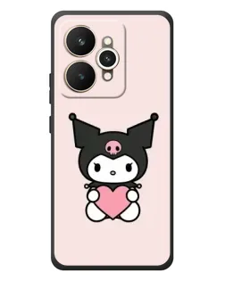 Чехол для Realme 15 с картинкой «Kuromi и сердце» Чехол для Realme 15 с картинкой «Kuromi и сердце»