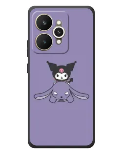Чехол для Realme 15 с картинкой «Kuromi на лиловом фоне» Чехол для Realme 15 с картинкой «Kuromi на лиловом фоне»