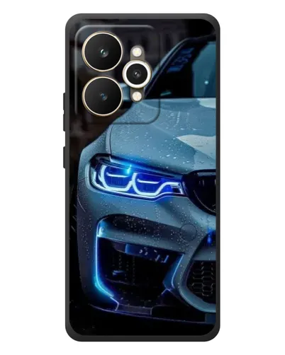 Чехол для Realme 15 с картинкой «Взгляд BMW с синими фарами» Чехол для Realme 15 с картинкой «Взгляд BMW с синими фарами»