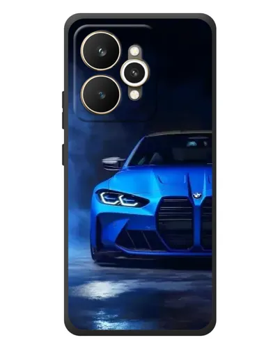 Чехол для Realme 15 с картинкой «Голубая BMW M4» Чехол для Realme 15 с картинкой «Голубая BMW M4»