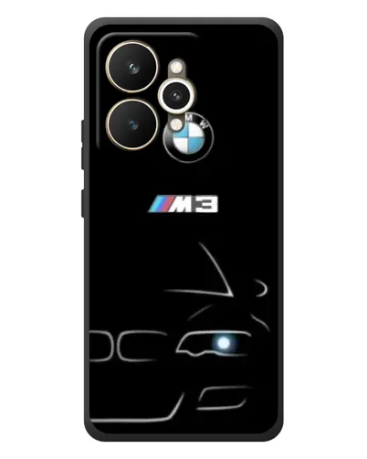 Чехол для Realme 15 с картинкой «Минималистичный принт BMW M3» Чехол для Realme 15 с картинкой «Минималистичный принт BMW M3»