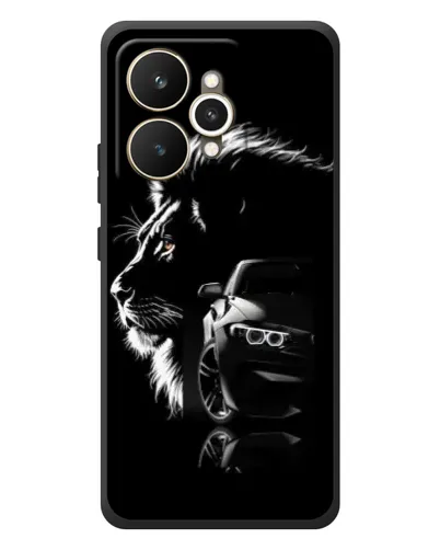 Чехол для Realme 15 с картинкой «BMW и лев» Чехол для Realme 15 с картинкой «BMW и лев»
