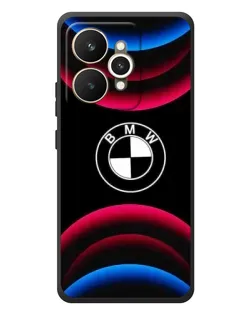 Чехол для Realme 15 с картинкой «Логотип BMW и неоновые дуги» Чехол для Realme 15 с картинкой «Логотип BMW и неоновые дуги»