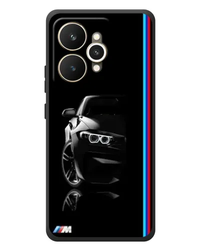 Чехол для Realme 15 с картинкой «Силуэт BMW в темноте» Чехол для Realme 15 с картинкой «Силуэт BMW в темноте»