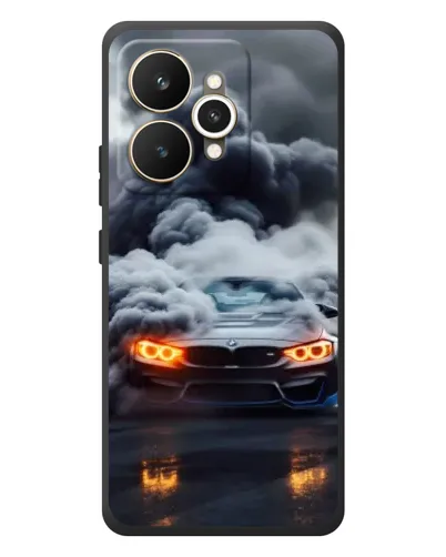 Чехол для Realme 15 с картинкой «BMW в дыму» Чехол для Realme 15 с картинкой «BMW в дыму»