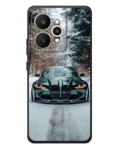Чехол для Realme 15 с картинкой «BMW в зимнем лесу» Чехол для Realme 15 с картинкой «BMW в зимнем лесу»