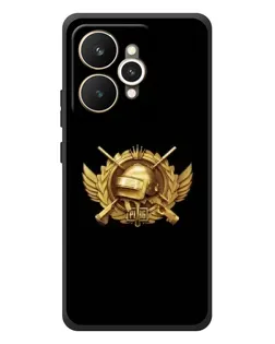 Чехол для Realme 15 с картинкой «PUBG — оранжевый градиент»