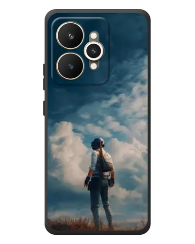 Чехол для Realme 15 с картинкой «Герой PUBG на скале» Чехол для Realme 15 с картинкой «Герой PUBG на скале»