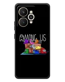 Чехол для Realme 15 с картинкой «Логотип Among Us»