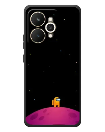 Чехол для Realme 15 с картинкой «Одинокий герой на планете»