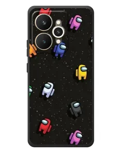 Чехол для Realme 15 с картинкой «Космический паттерн Among Us» Чехол для Realme 15 с картинкой «Космический паттерн Among Us»