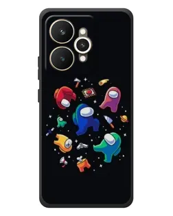 Чехол для Realme 15 с картинкой «Among Us космос»