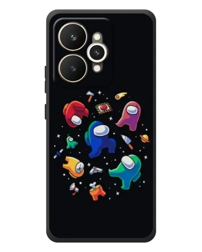 Чехол для Realme 15 с картинкой «Among Us космос»