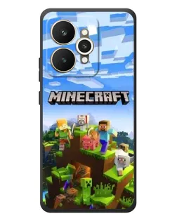 Чехол для Realme 15 с картинкой «Minecraft классический мир»
