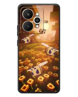 Чехол для Realme 15 с картинкой «Поле подсолнухов»