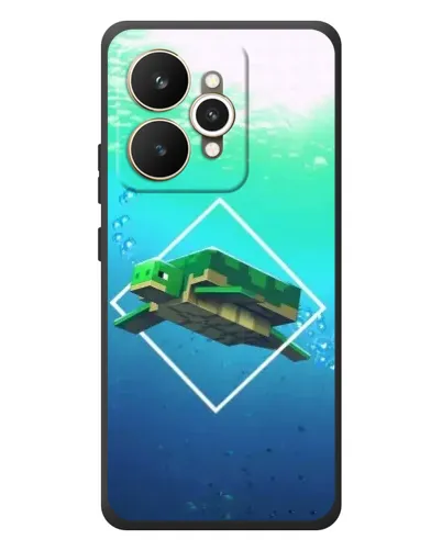 Чохол для Realme 15 з картинкою «Черепаха Minecraft» Чохол для Realme 15 з картинкою «Черепаха Minecraft»