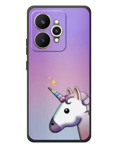 Чехол для Realme 15 с картинкой «Единорог градиент»