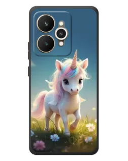 Чехол для Realme 15 с картинкой «Единорог на поляне» Чехол для Realme 15 с картинкой «Единорог на поляне»