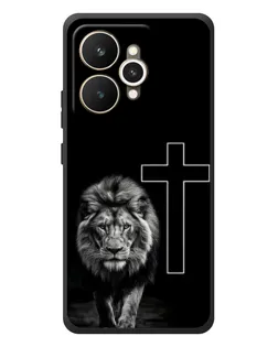 Чохол для Realme 15 з картинкою «Лев та Хрест» Чохол для Realme 15 з картинкою «Лев та Хрест»