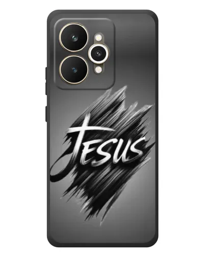 Чехол для Realme 15 с картинкой «Надпись Jesus Graffiti» Чехол для Realme 15 с картинкой «Надпись Jesus Graffiti»