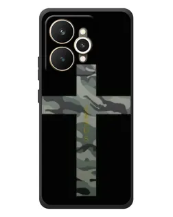 Чехол для Realme 15 с картинкой «Милитари Крест»