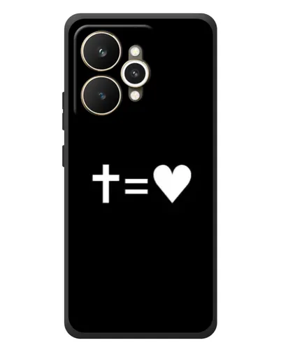 Чехол для Realme 15 с картинкой «Крест и Сердце» Чехол для Realme 15 с картинкой «Крест и Сердце»