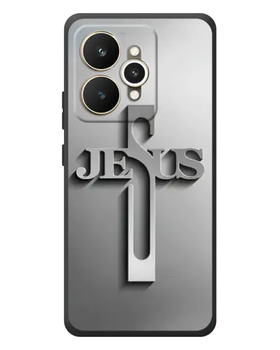 Чехол для Realme 15 с картинкой «Металлический крест Jesus» Чехол для Realme 15 с картинкой «Металлический крест Jesus»