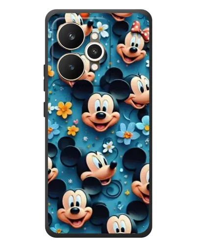 Чехол для Realme 15 с картинкой «Паттерн Микки и Минни»