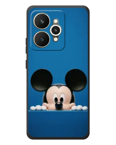 Чехол для Realme 15 с картинкой «Микки выглядывает»