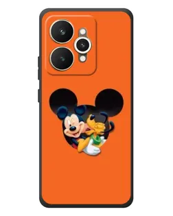 Чехол для Realme 15 с картинкой «Сердце Микки Минни»