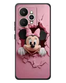Чехол для Realme 15 с картинкой «Минни сквозь стену»