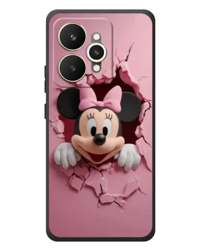 Чехол для Realme 15 с картинкой «Минни сквозь стену»