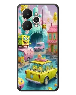 Чехол для Realme 15 с картинкой «Монстр-трак приключения»