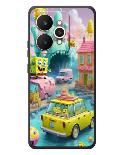 Чехол для Realme 15 с картинкой «Монстр-трак приключения»