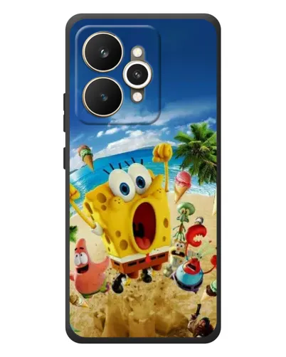 Чехол для Realme 15 с картинкой «Развлечения на пляже»