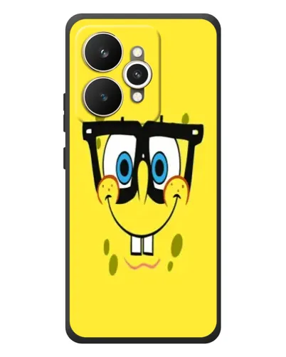 Чехол для Realme 15 с картинкой «Минималистичный Спанч Боб» Чехол для Realme 15 с картинкой «Минималистичный Спанч Боб»