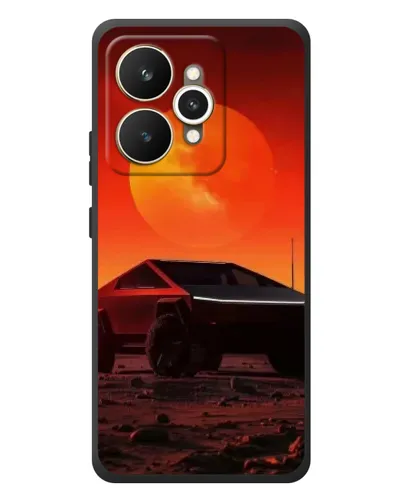 Чохол для Realme 15 з картинкою «Cybertruck на Марсі»