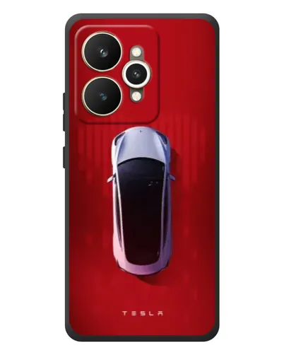 Чохол для Realme 15 з картинкою «Tesla Top View»