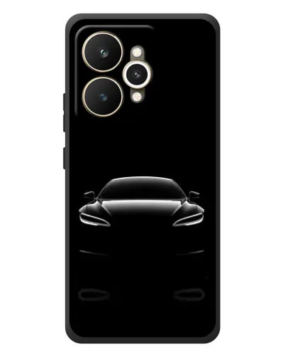 Чохол для Realme 15 з картинкою «Силует Tesla Night»