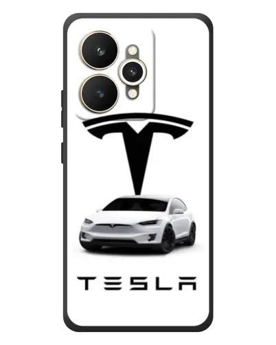 Чохол для Realme 15 з картинкою «Tesla White Style»
