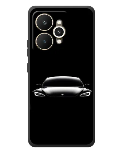 Чохол для Realme 15 з картинкою «Фари Tesla Night»