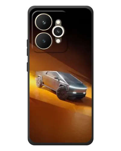 Чохол для Realme 15 з картинкою «Cybertruck у пустелі»