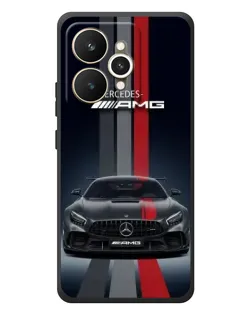 Чехол для Realme 15 с картинкой «Mercedes — белый карбон»
