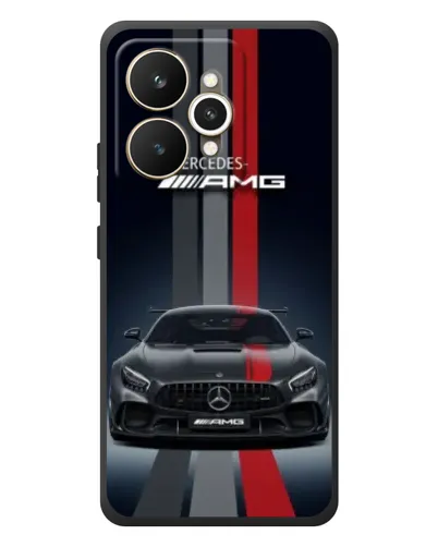 Чехол для Realme 15 с картинкой «Mercedes — белый карбон» Чехол для Realme 15 с картинкой «Mercedes — белый карбон»