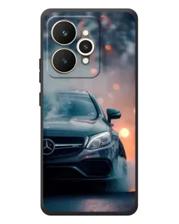 Чехол для Realme 15 с картинкой «Mercedes — ночной город» Чехол для Realme 15 с картинкой «Mercedes — ночной город»