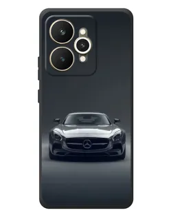 Чехол для Realme 15 с картинкой «Mercedes на черном»