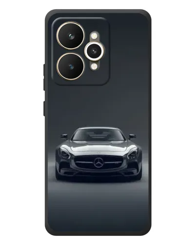 Чехол для Realme 15 с картинкой «Mercedes на черном» Чехол для Realme 15 с картинкой «Mercedes на черном»