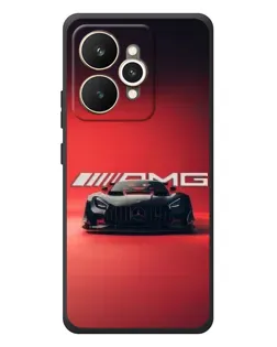 Чехол для Realme 15 с картинкой «Mercedes AMG — красная линия»