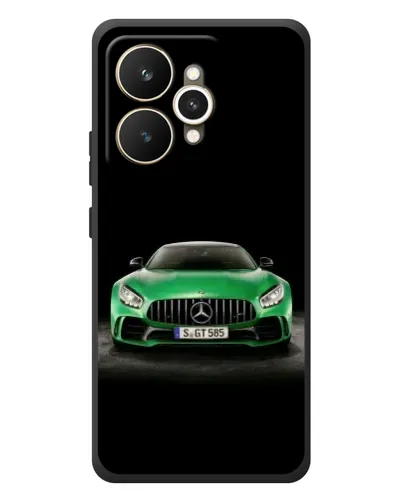 Чехол для Realme 15 с картинкой «Mercedes — неоновый лого» Чехол для Realme 15 с картинкой «Mercedes — неоновый лого»