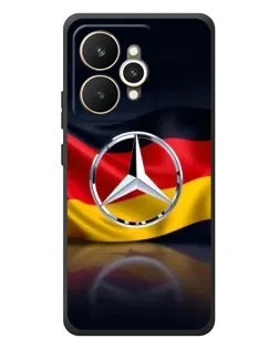 Чехол для Realme 15 с картинкой «Mercedes — флаг Германии»
